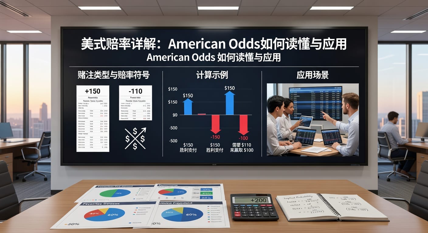 美式赔率 (American Odds) 深度解析：新手到高手的进阶之路