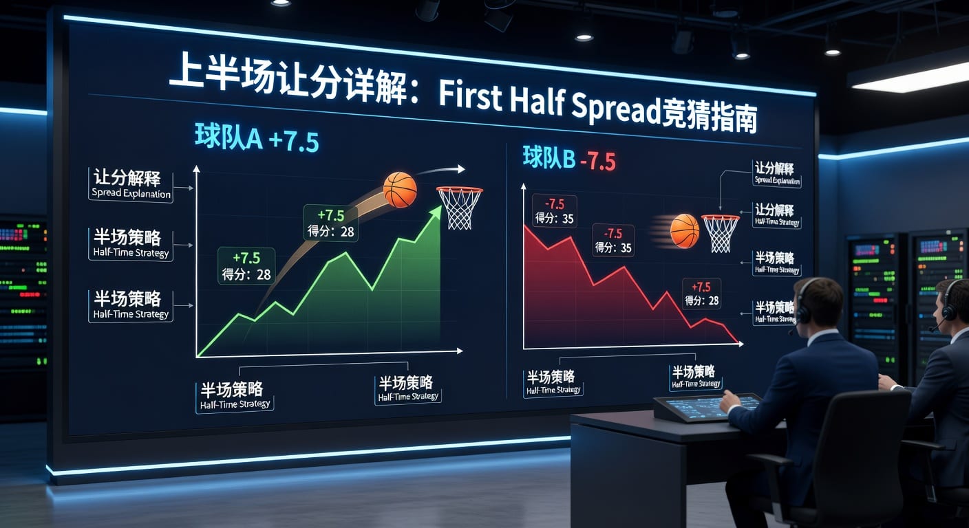 上半场让分 first half spread｜实战解读与投注技巧